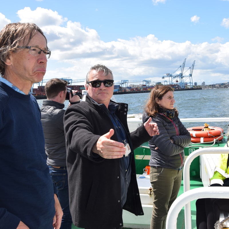 Dublin Port with RPS staff
