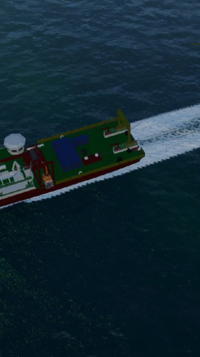 Artwork: survey vessel