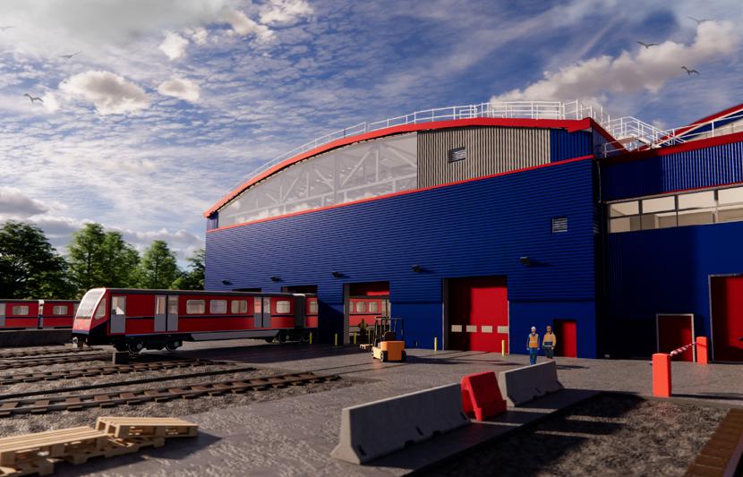 Beckton DLR Depot, Maintenance Facility Building (MFB) RPS