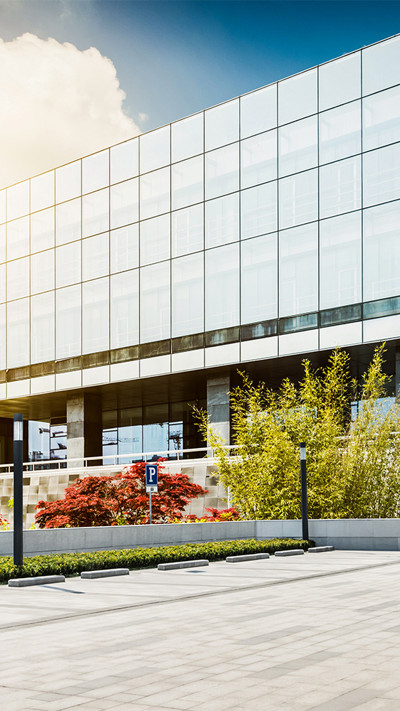 Large modern office building