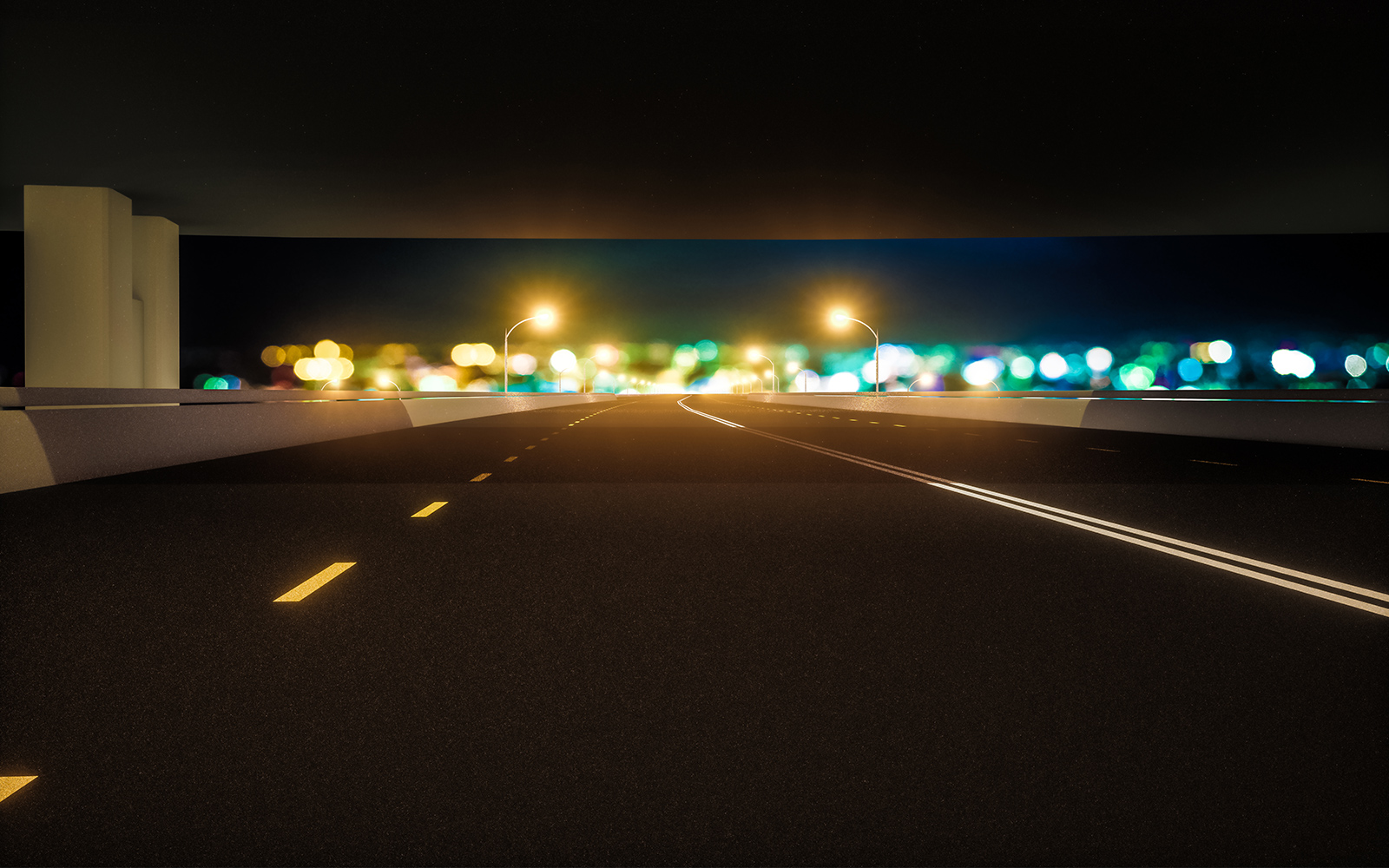 An Ai generated road view