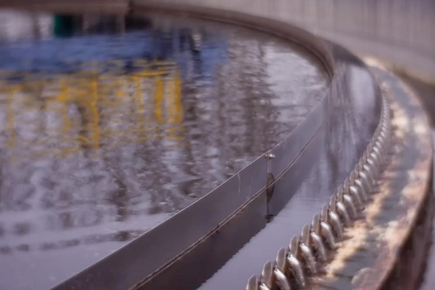 Image of water in a treatment plant