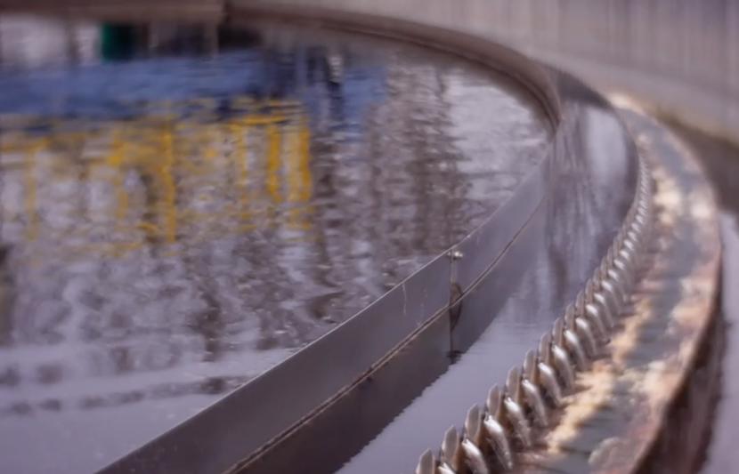 Image of water in a treatment plant