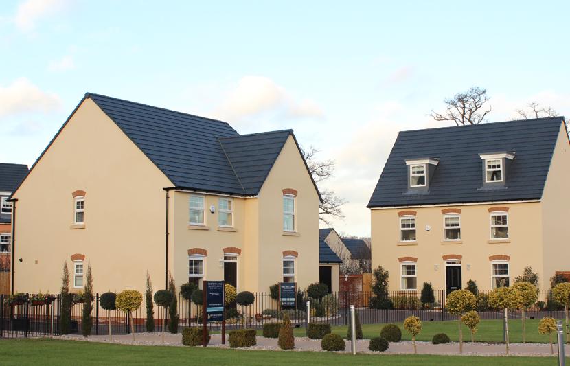 Picture of a new housing estate.