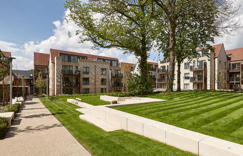 Garden apartments in Muswell Hill, London.