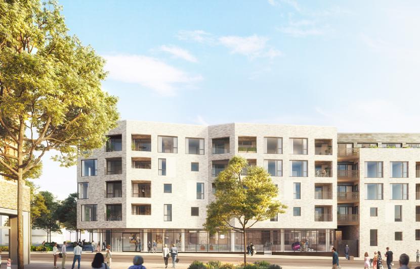 CGI of new residential units in Cambridge