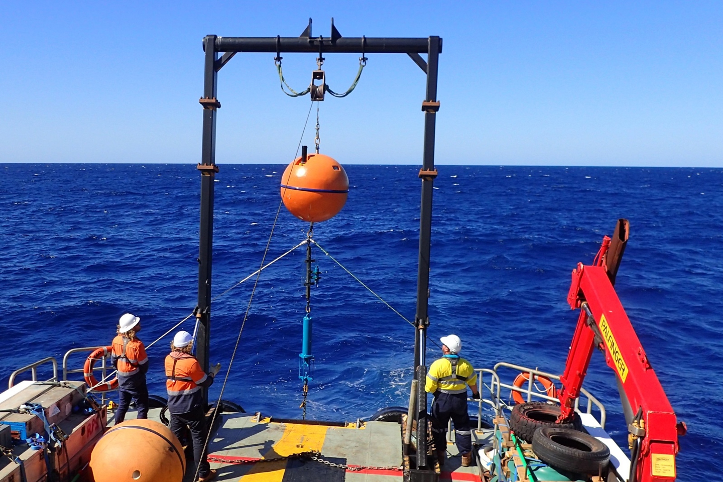 MetOcean measurement work offshore