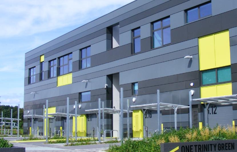 One Trinity Green was one of the first buildings in the area and only the tenth in the UK to have achieved a five-star