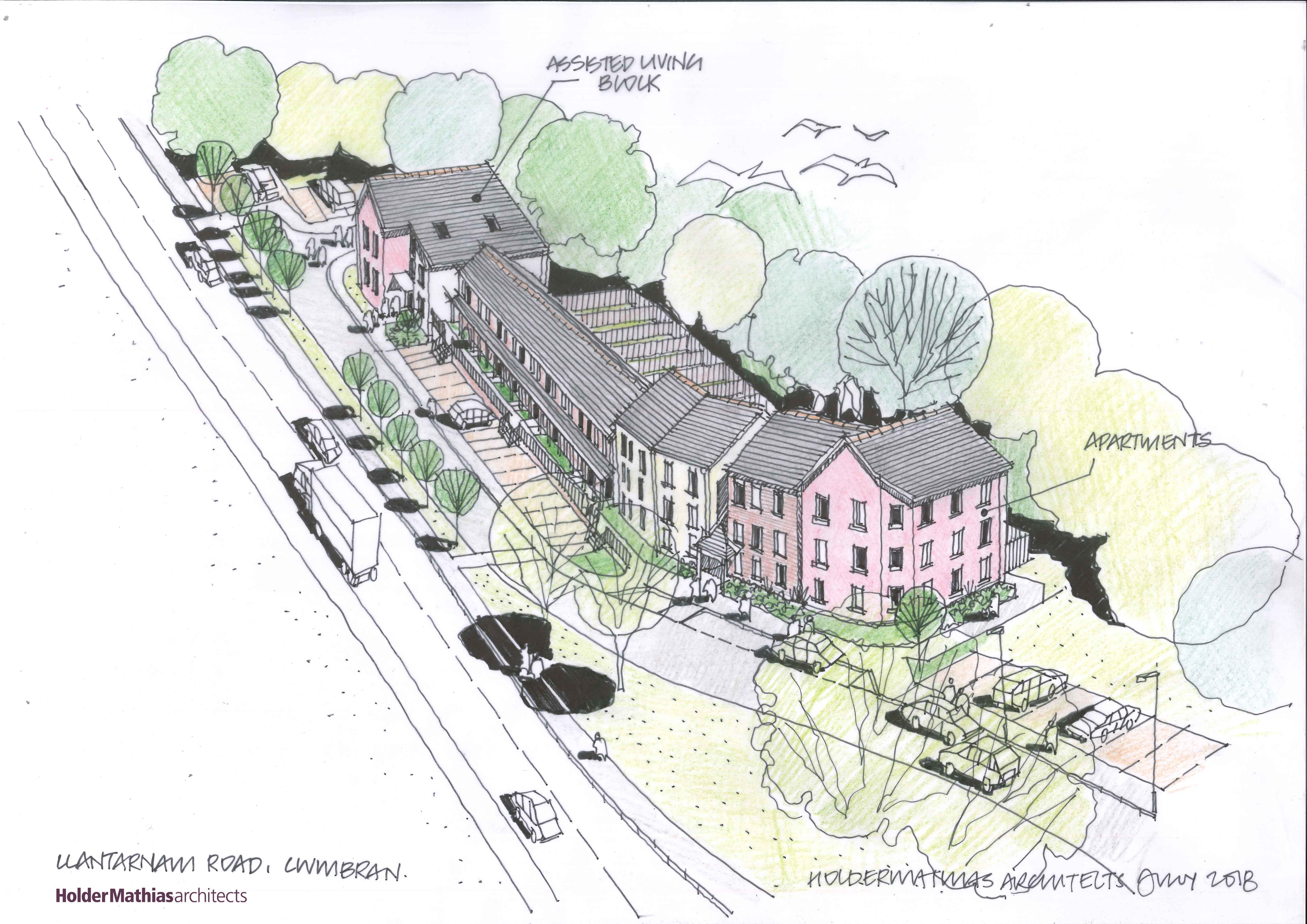 Planning consent for Affordable Housing scheme on Llantarnam Road, Cwmbran
