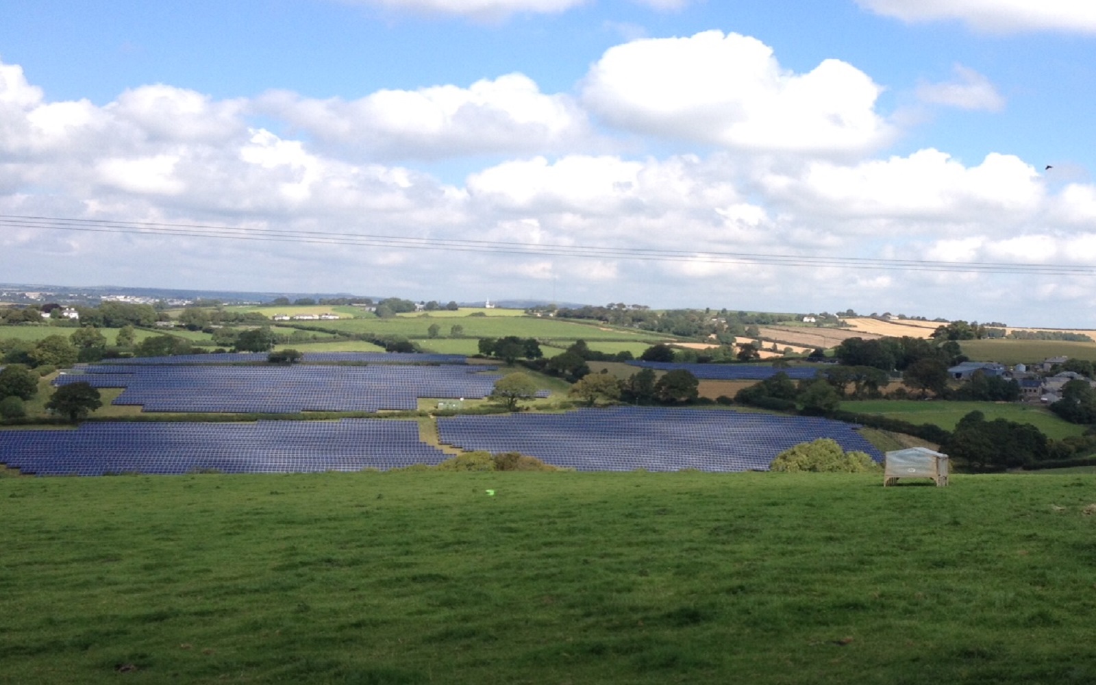 Scenic view of the upper Welsh Valleys. 