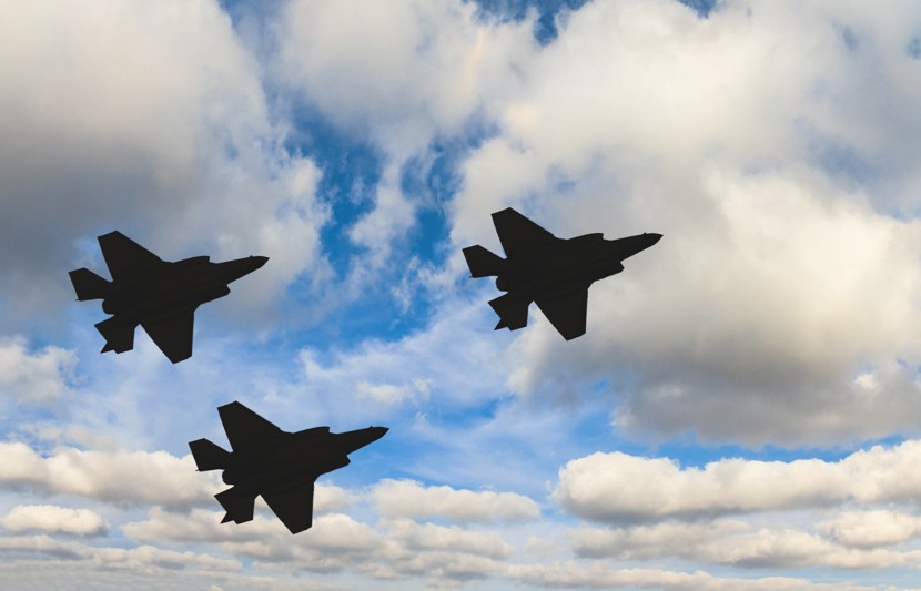 Norwegian Defence fleet in the air