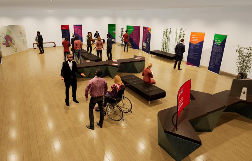 Photo of a virtual consultation room.