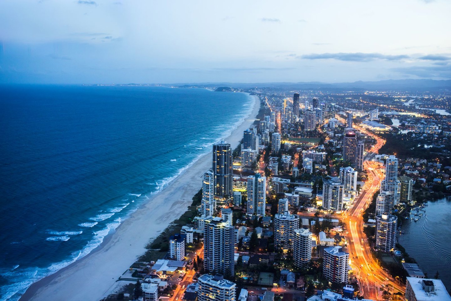Gold Coast aerial shot
