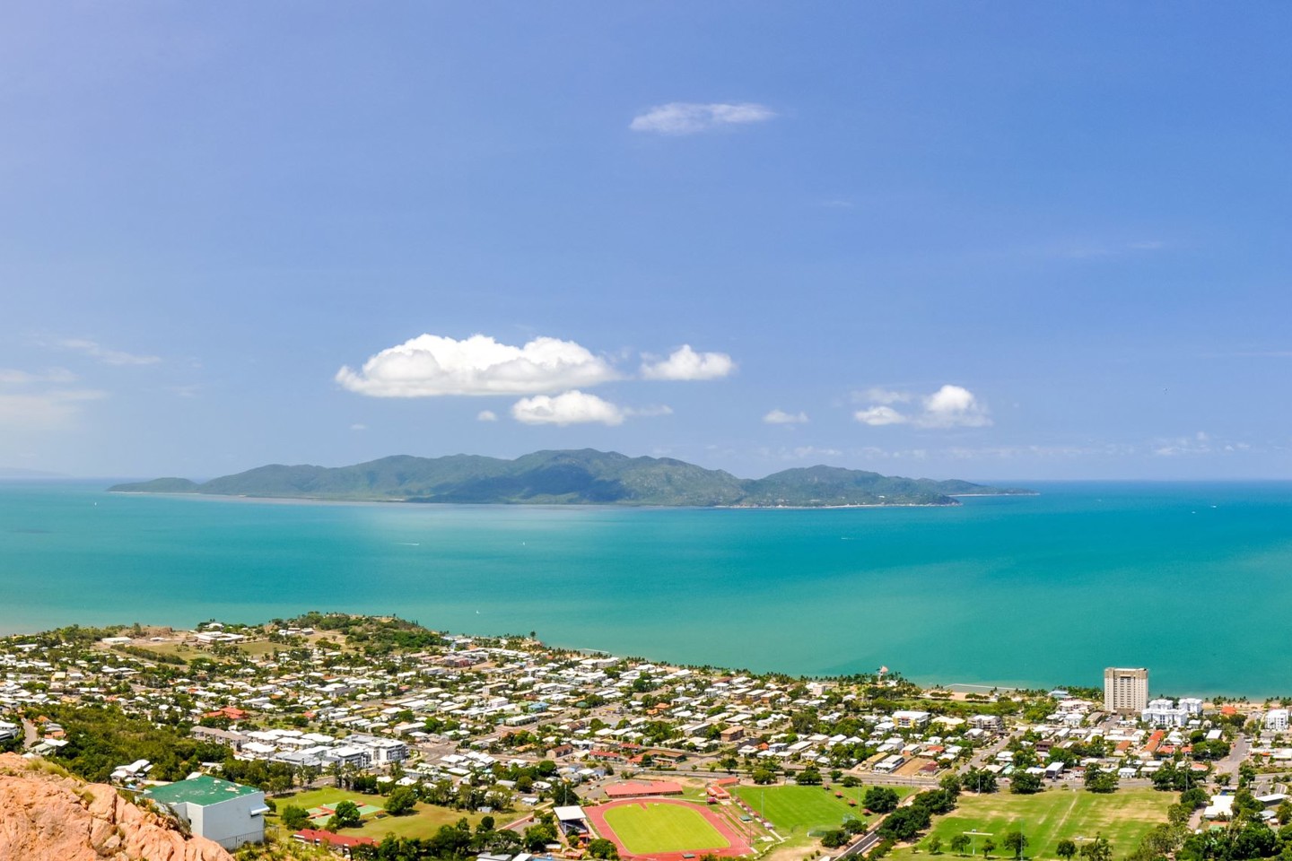 Panorama of Townsville, Queensland, Australia.