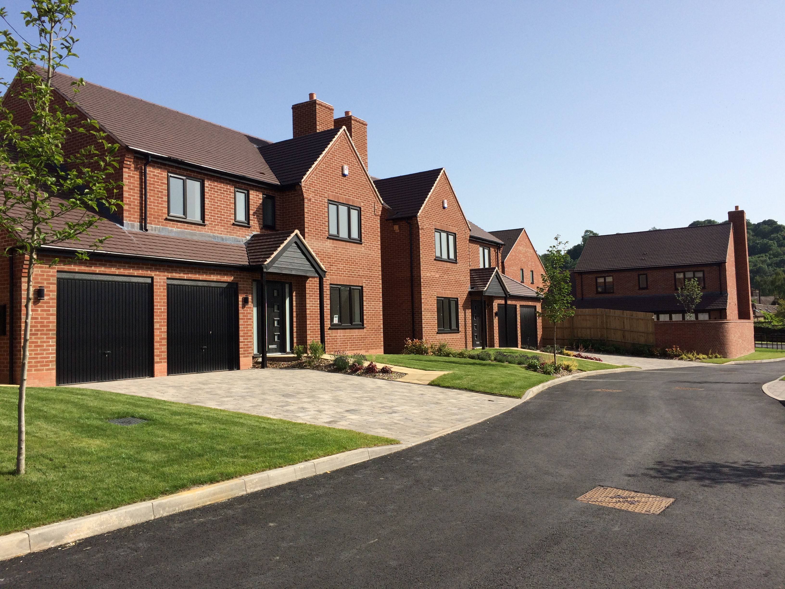Haugton Lane which has newly built affordable houses