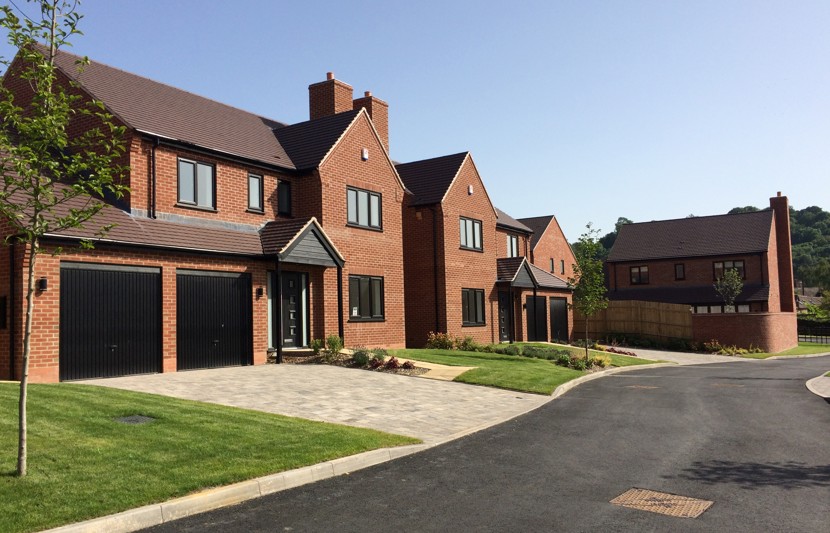 Haugton Lane which has newly built affordable houses