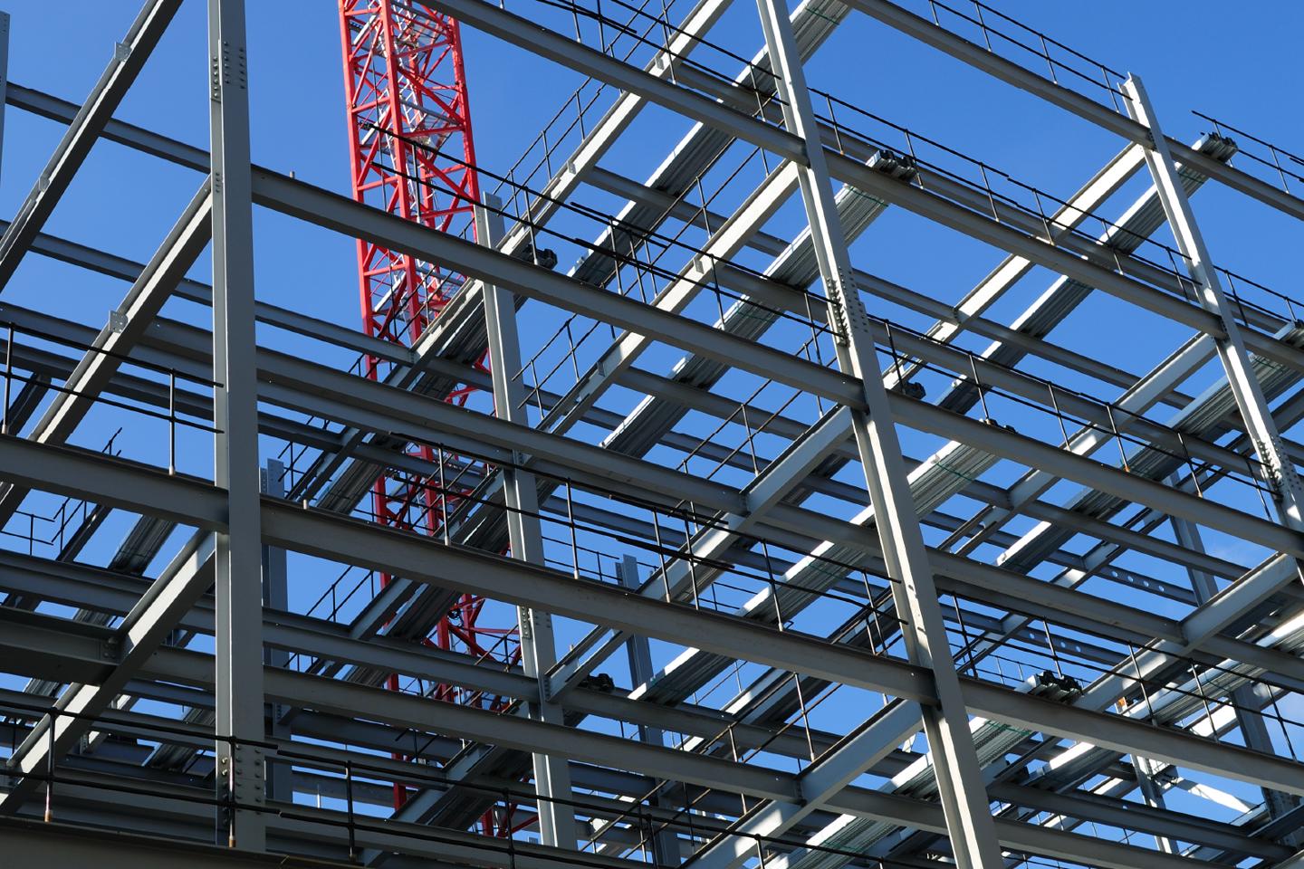 Steel internal building structure