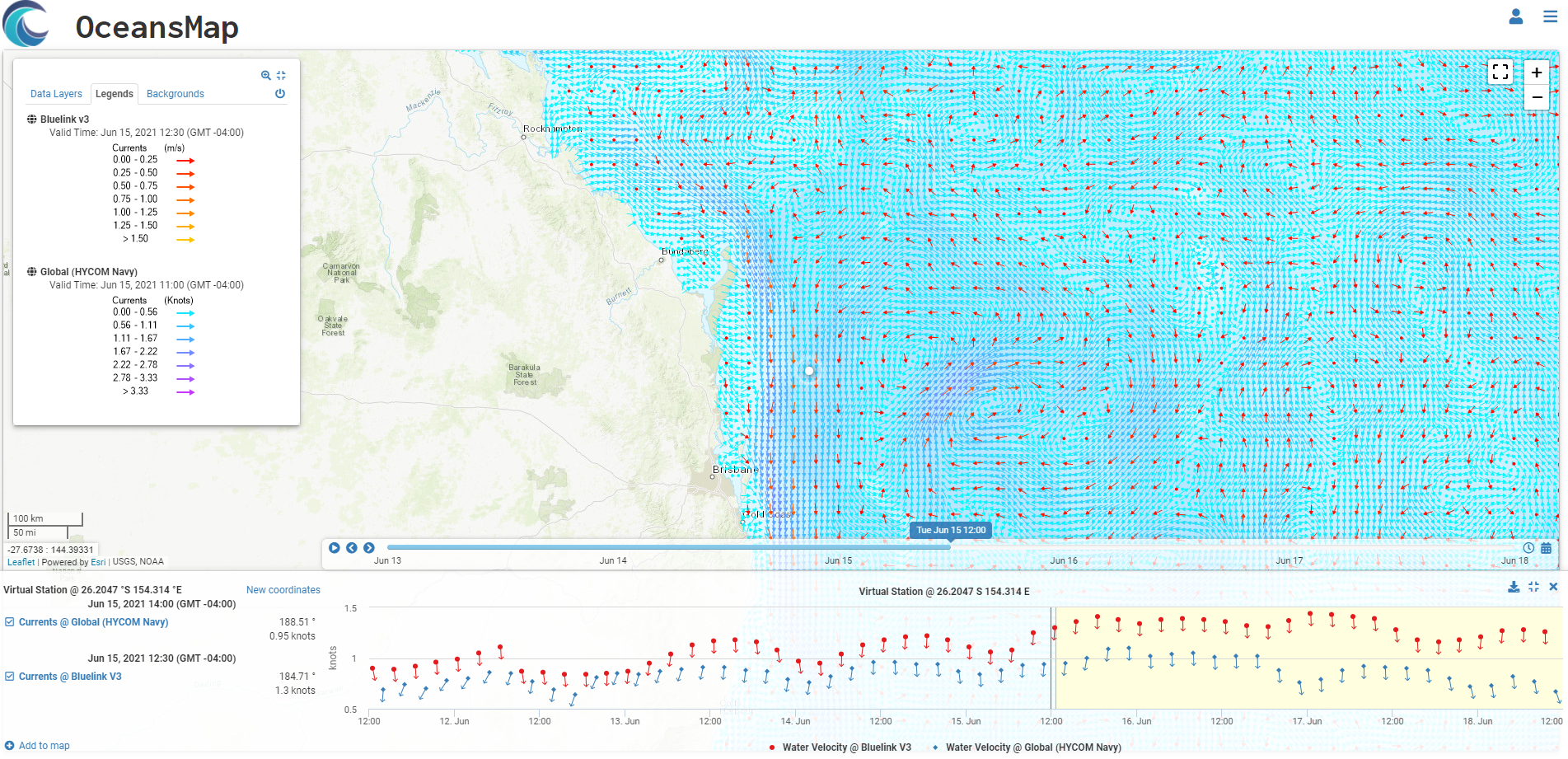 Hycom Map EDS Newsletter #1: Ocean Current Products | RPS
