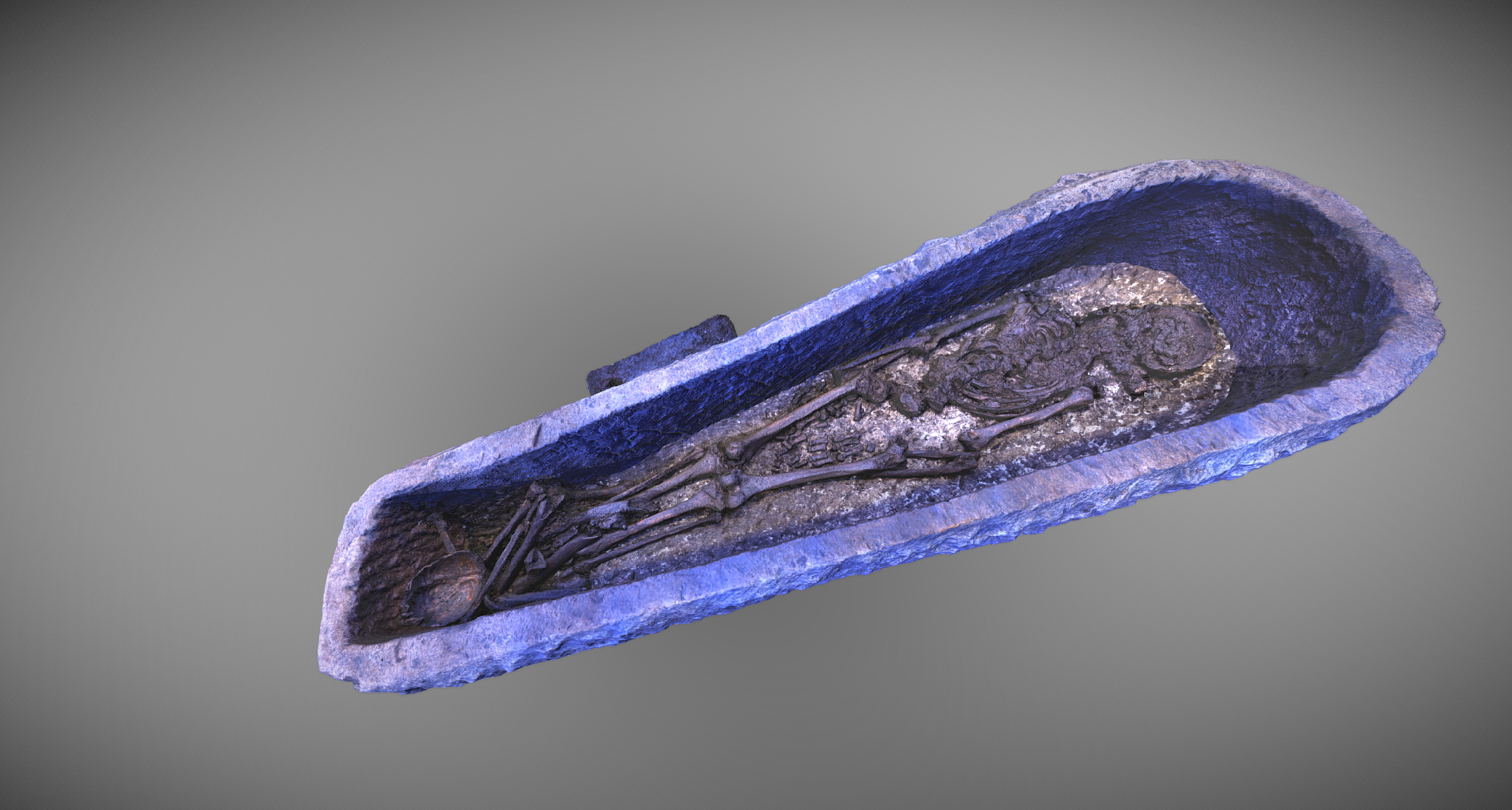 Sydney Gardens coffin with remains