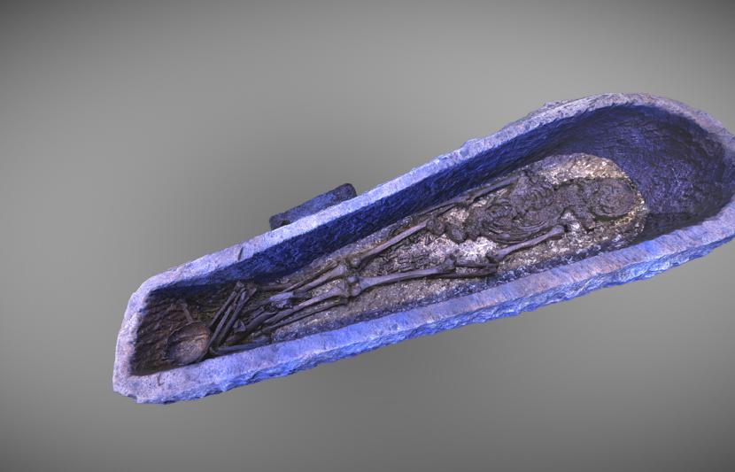 Sydney Gardens coffin with remains