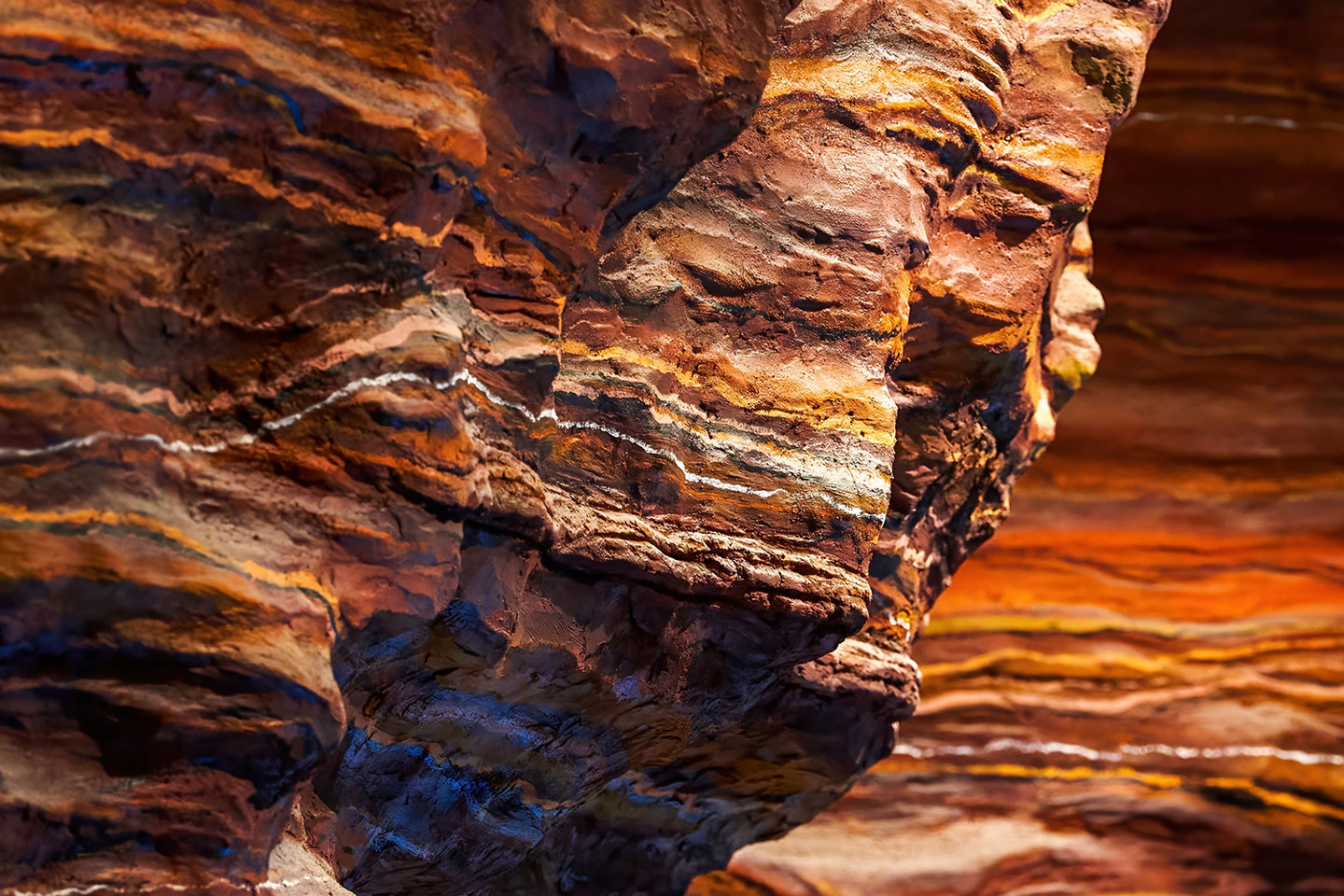 Spectacular Geological Formation Shale Close Up
