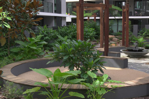 Chateau Development lush greenery close-up