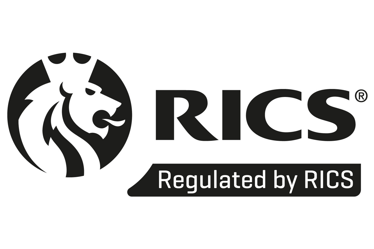 Regulated by RICS logo in black