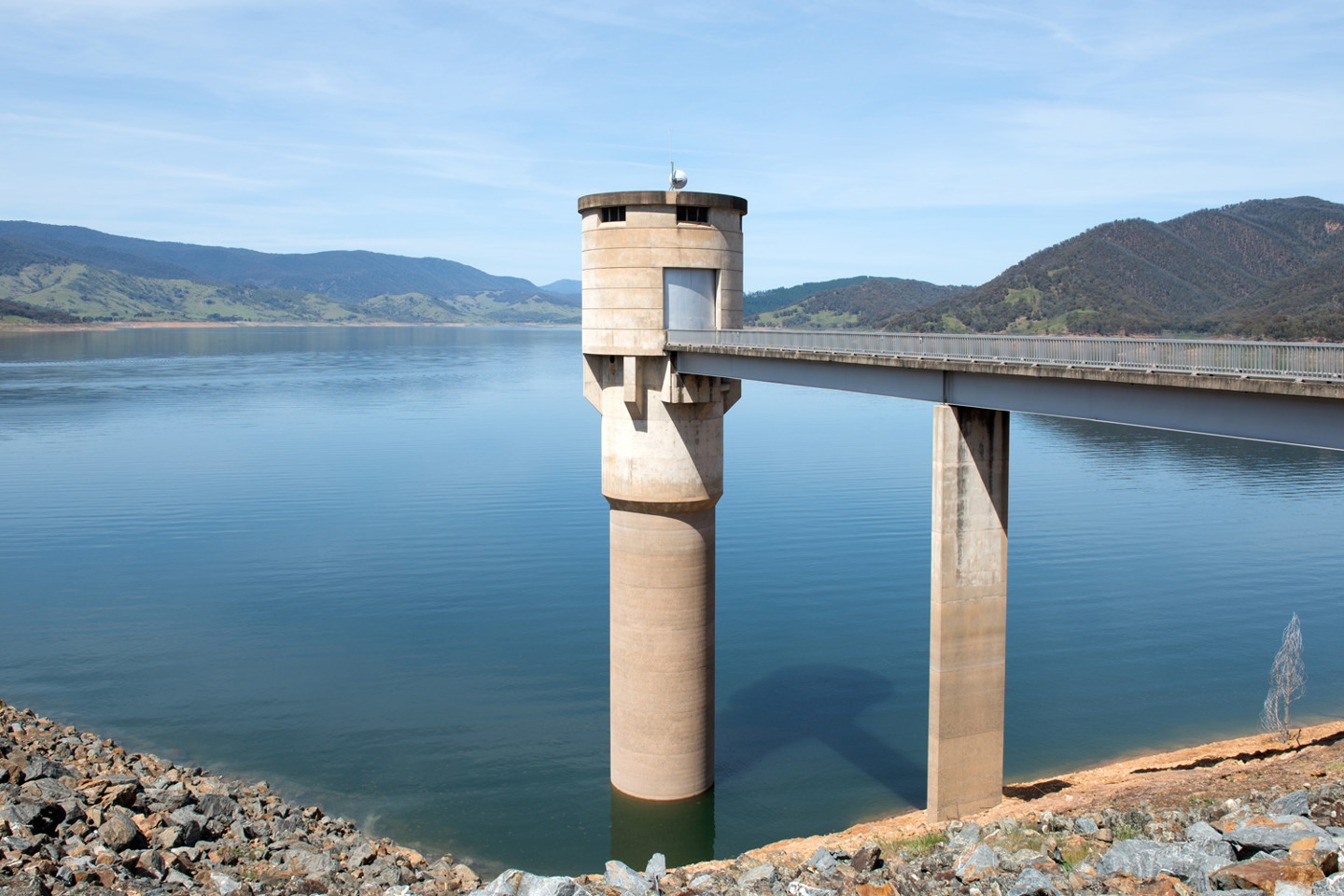 View of an Australian dam