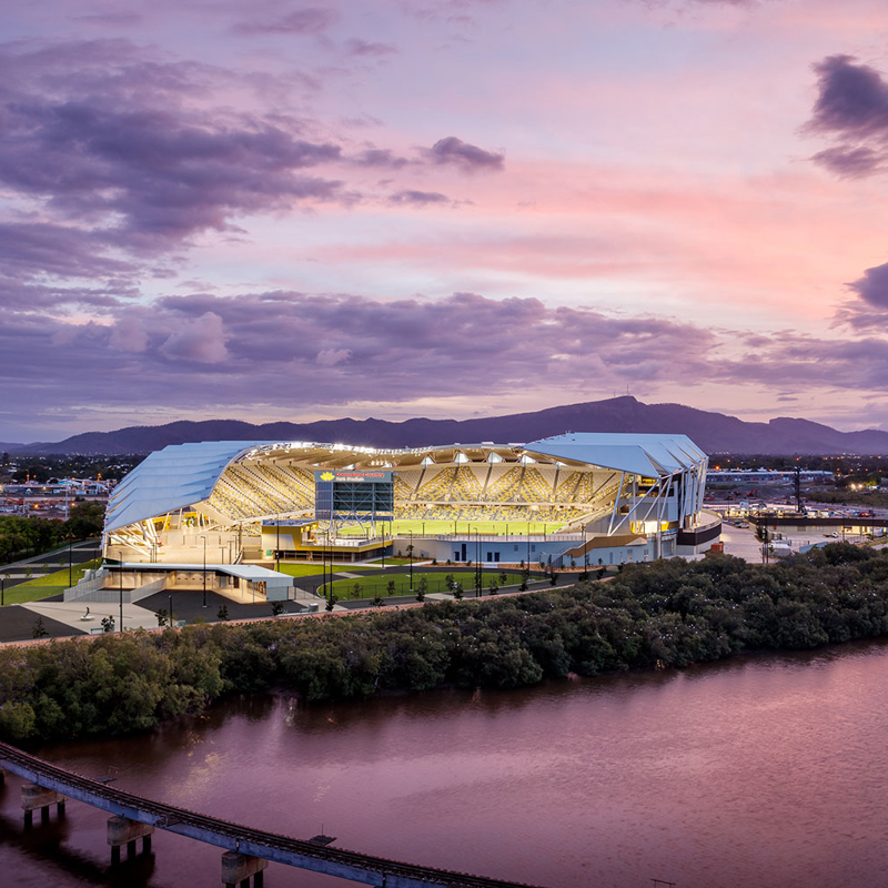 Queensland Country Bank Stadium. Image credit: Andrew Rankin