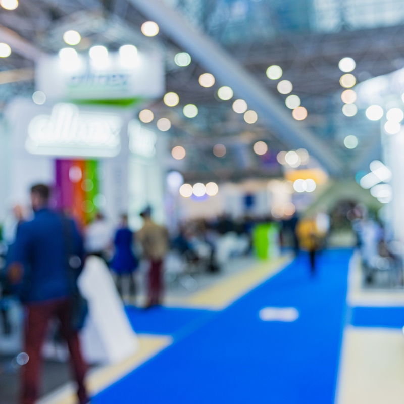 Expo Conference Stock Image