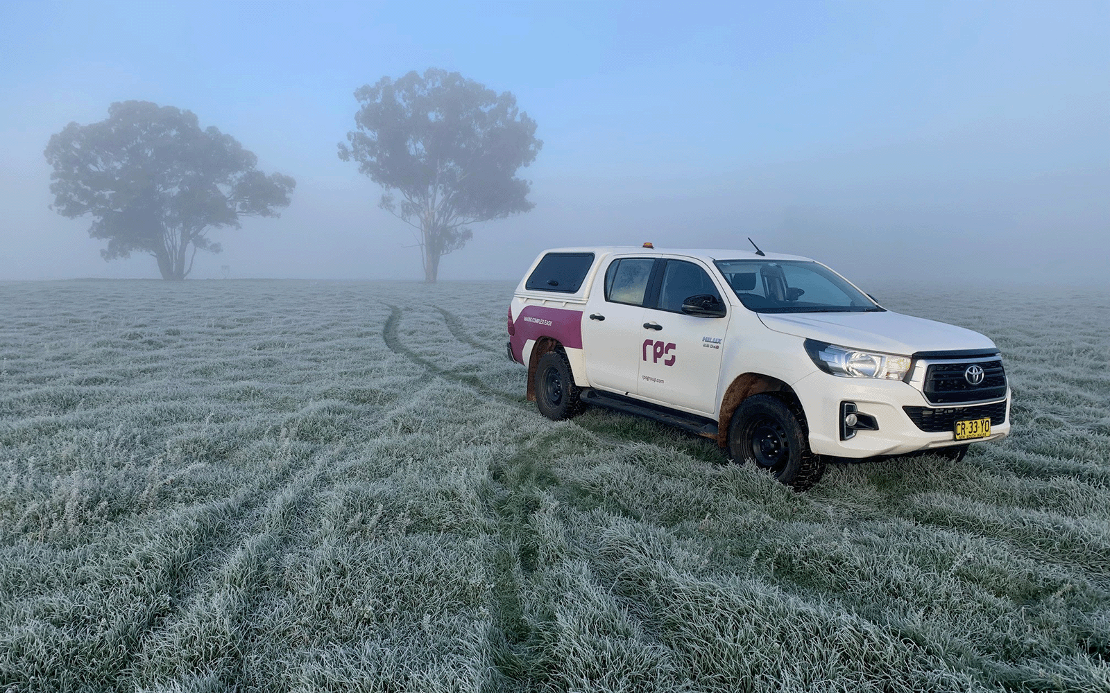 Inland Rail Cootamundra Dave Ada Ute Frost