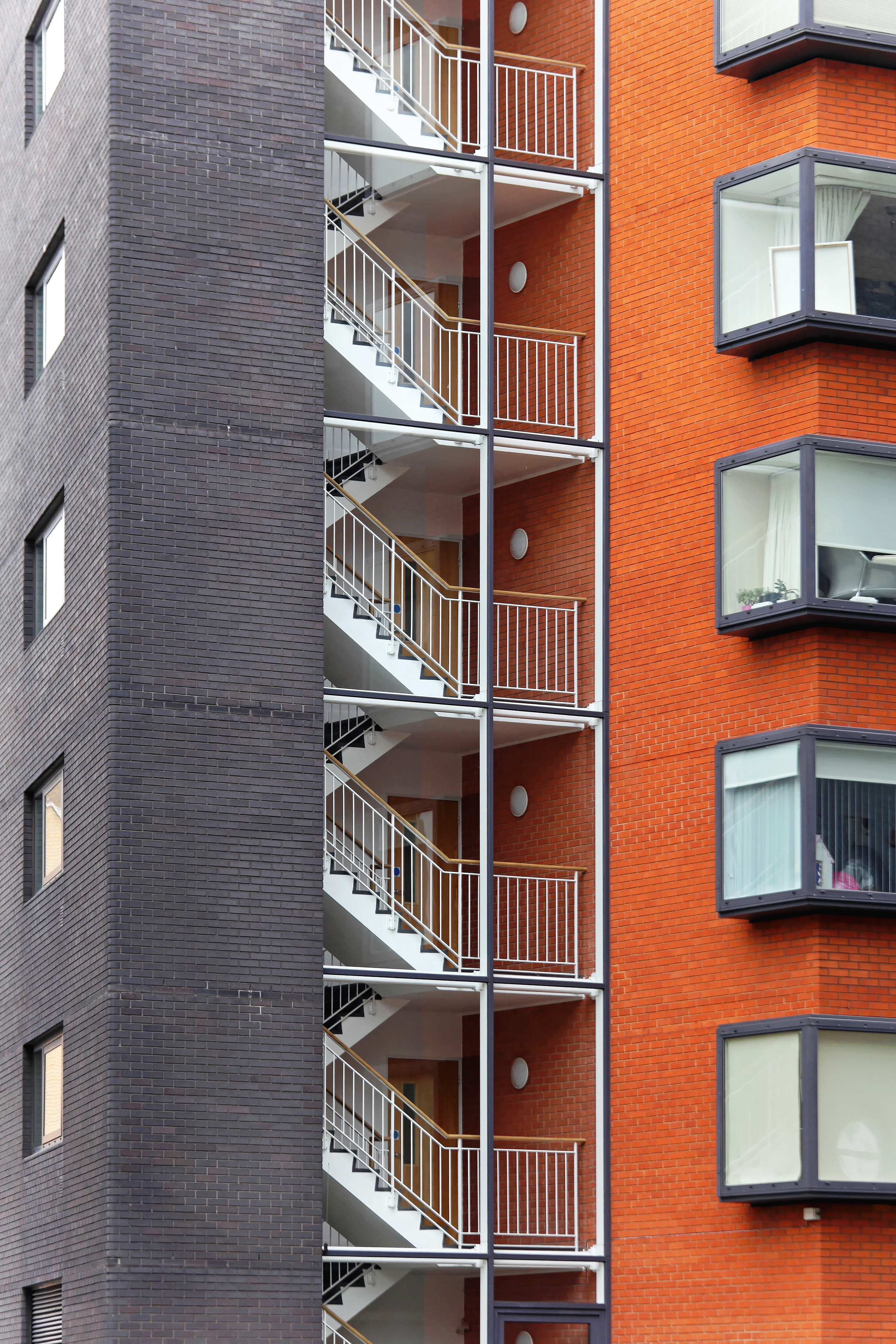 High Rise Residential Building Fire Escape