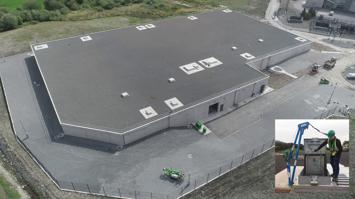 Aerial view of Drumaroad Clear Water Basin 